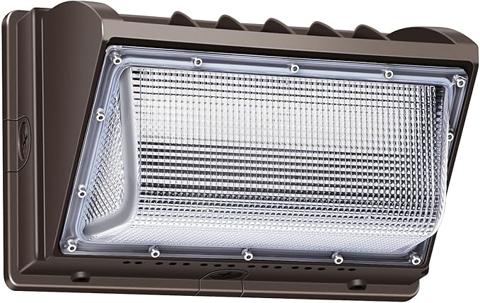 ledmo LED Wall Pack Light 150w Waterproof Ultra Bright Outdoor Lights Wall Mount 5000K 21000lm Commercial and Industrial Security Flood Lighting Exterior Fixture 100-277V Equivalent Energy Save
