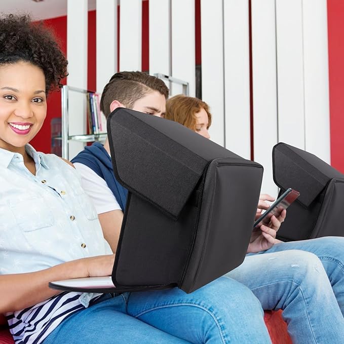 Laptop Sun Shade,Laptop Sun Glare Shield Privacy Screen Hood Laptop Sunshade Bag for Working Outside Outdoor Foldable Laptop Shield Cover Outside (Patent Pending)