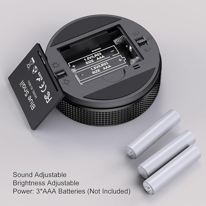 BlueSnail Kitchen Timer with LED Digital Display Smart Efficana for Home Classroom Gym Office, Volume and Brightness Adjustable Productivity Timer