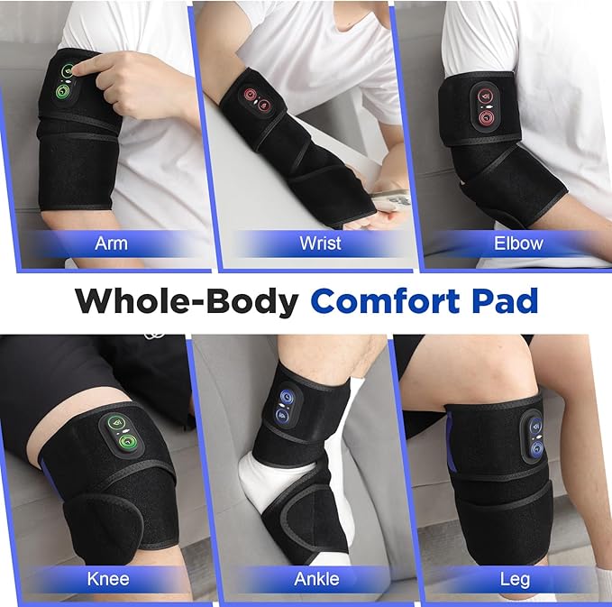 Cordless Heating Pad for Arm Elbow Leg, Heating Pad Arm Wrap for Pain Relief, 5000mAh Rechargeable