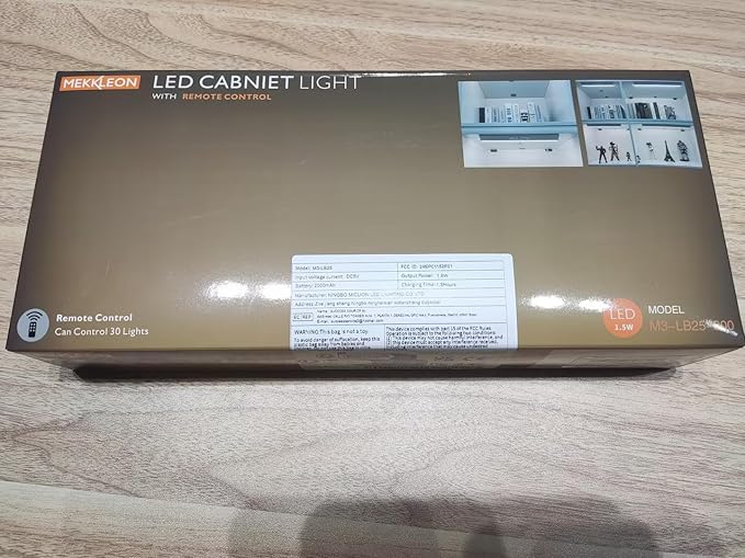 Closet Lights Wireless with Eye-Protection Design, Closet Motion Sensor Light with Remote and Magnetic, Rechargeable Motion Sensor Light with 3000/4000/6500K and Dimmable,Cabinet Lights with 90+CRI