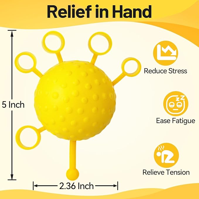 Grip Strength Trainer Device for Hand Therapy – Finger Strengthener & Extension Exerciser,Tension Relief and Hand Mobility Recovery Tools