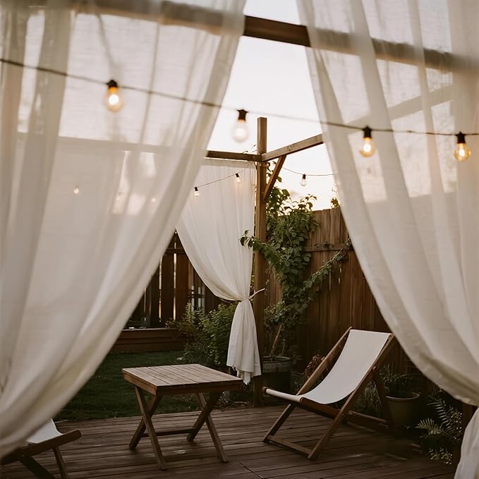 RTTY Outdoor String Lights 100ft, G40 Led Patio Globe Lights with 52pcs Bulbs,Shatterproof Waterproof Connectable Outside Hanging for Porch Cafe Bistro Backyard Gazebo Balcony Deck Party