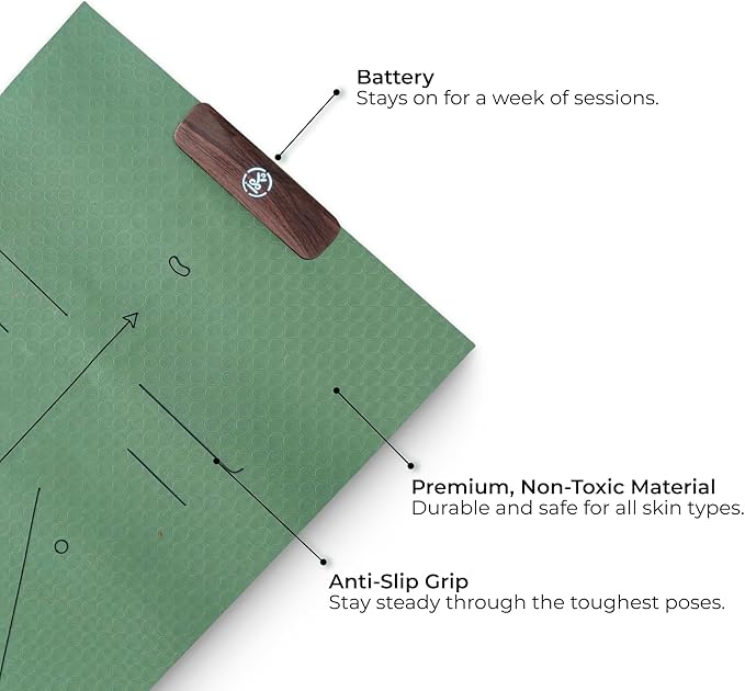 Smart Mat Gen3 - Dark Grey| AI Powered Yoga Mats For Home Workout | Lightweight Yoga Mats of 6mm | Real Time Tracking Exercise Mats For Men & Women