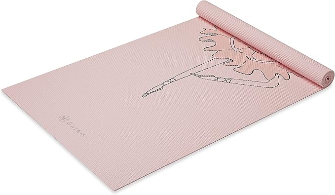 Gaiam Kids Yoga Mat Exercise Mat, Yoga for Kids with Fun Prints - Playtime for Babies, Active & Calm Toddlers and Young Children (60" L x 24" W x 3mm Thick)