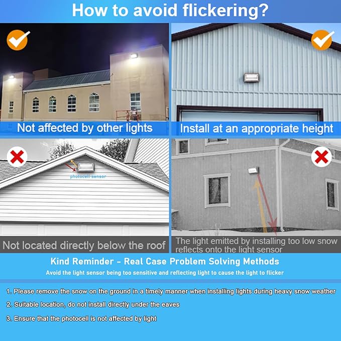 ledmo 150W Wall Pack Lights Outdoor LED Security Light with Photocell 5000K 4 Pack Dusk to Dawn IP65 Commercial Exterior Lighting Fixture 21000lm 100-277V Equivalent,Wall Mount for Backyard,Parking