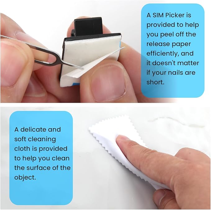 Large Adhesive Cable Clips,（50Pcs,White）,Cord Organizer for HDMI,Light String,Power Plug,Extension Cord, Ethernet Cable, TV Coax, Electric Wires,Cable Management Under Desk, Wall