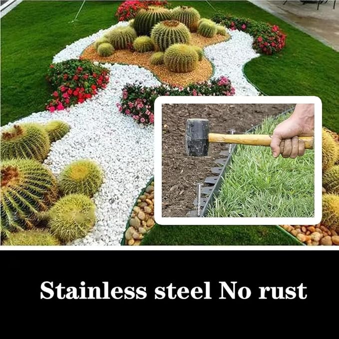 70 Pcs 6-Inch Artificial Turf Stakes, Stainless Steel Spiral Landscape Spikes, Landscape Edging Anchoring Spikes for Paver Edging, Weed Barrier, Artificial Turf Stake, Tent Stakes