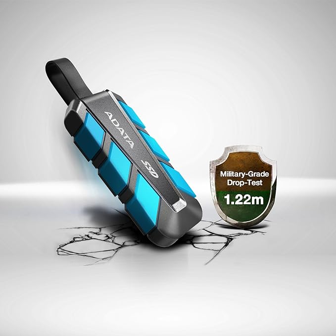 ADATA SC740 External Solid State Drive 500GB, USB 3.2 Gen2 USB-C External Portable SSD - up to 1050 MB/s