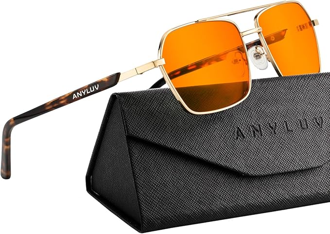 ANYLUV Blue Light Glasses Men/Women, Blue Light Blocking Glasses, Computer Screen Blocker Eyes Protection Glasses