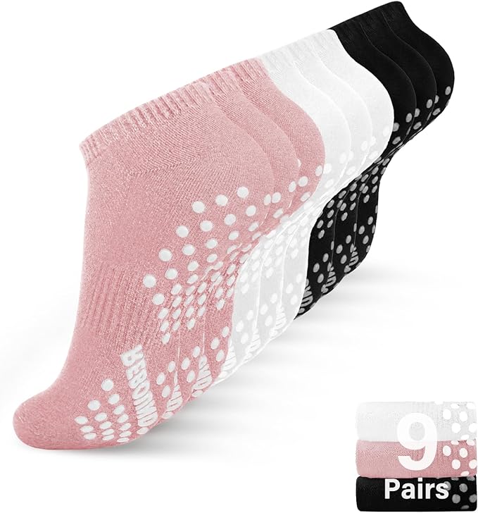 DIBAOLONG Womens & Mens Low Cut Socks, 6-Pair Ankle No Show Athletic Short Cotton Socks