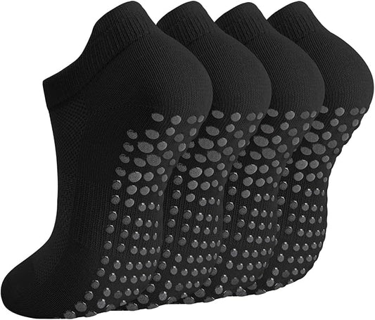 Breslatte Grip Socks Pilates Socks with Grips for Women Non Slip Grippers Womens