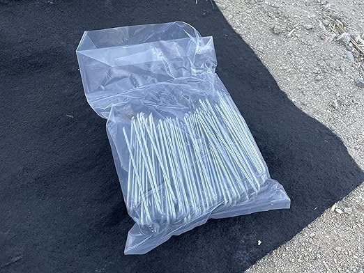 Sandbaggy 4 Inch Landscape Sod Staples | Great for Hard & Rocky Soil | Sharp Like a Knife | Tough 11 Gauge Rust-Resistant | Trusted by Farmers & Contractors Across USA (1200 Staples)
