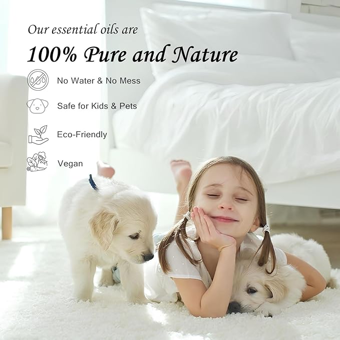 JCLOUD Smart Scent Air Machine for Home with Spring Breeze Inspired by InterContinental Hotel Essential Oils 100ML, HVAC Scent Diffuser Cover Up to 2000 Sq. Ft with Cold Air Technology for Large Room