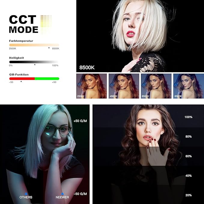 Soonpho RGB LED Video Light Wand Stick,360° Full RGB Magnetic Tube Light,3200K~8500K,Rechargeable 4000mAh Battery for Photography YouTube Vlog