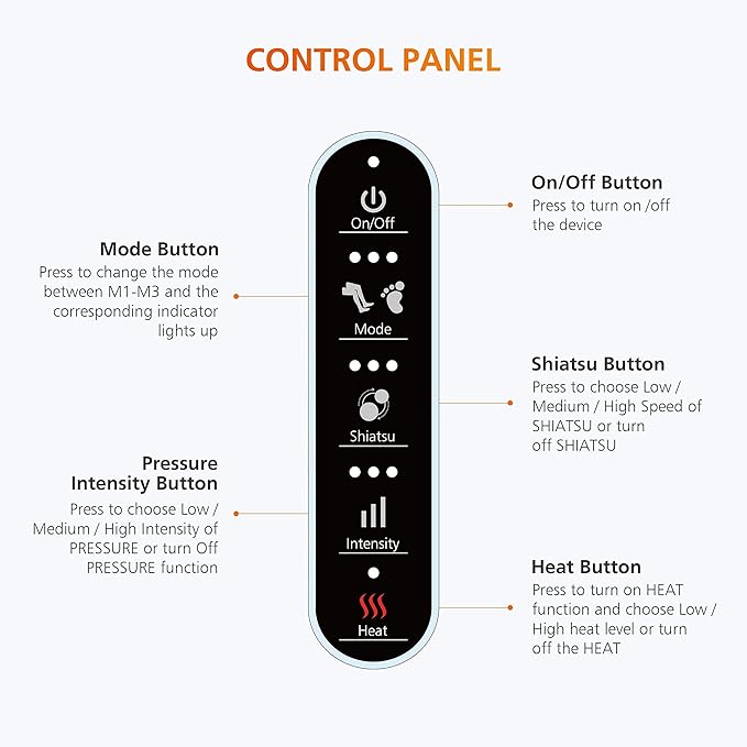 Snailax Foot Massager with Heat, Shiatsu Feet and Calf Massager Machine for Plantar Fasciitis, Neuropathy, Improve Circulation, Foot Leg Massager, Gifts(Without Remote Control)