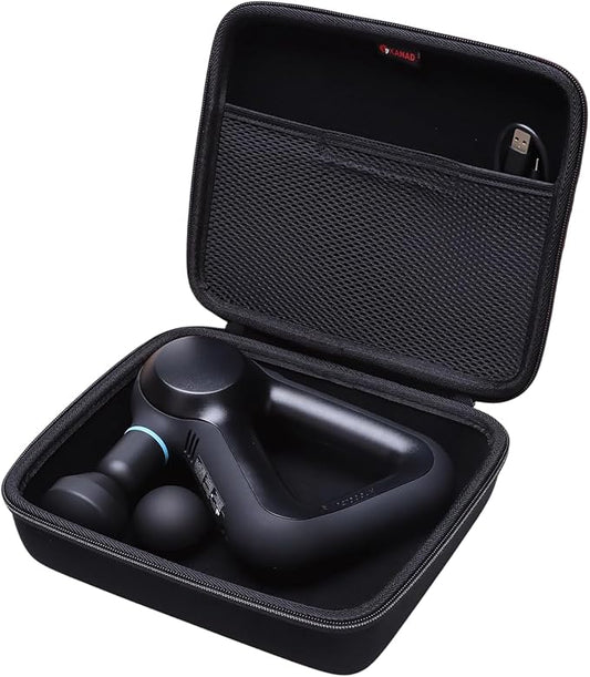 XANAD Massage Gun Case Compatible with Theragun Prime Percussive Therapy Deep Tissue Muscle Treatment Massage Gun,Black
