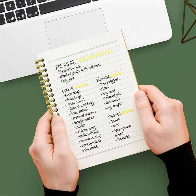 Let Them Inspirational Notebook Journal 5.5x8.3, Motivational Mental Health Notebook Gifts for Women Men, Positive Affirmation Gifts Hardcover Spiral Notebooks for Note Taking