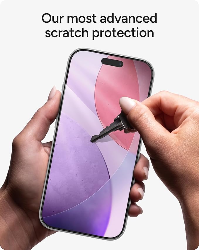 ZAGG XTR5 Screen Protector for iPhone 17 Pro - Glass, Blue Light Protection, 11X Stronger, Eyesafe CPF60 Tech, Anti-reflective Tech, Vibrant Color & Touch Sensitive Tempered Glass, Easy To Install