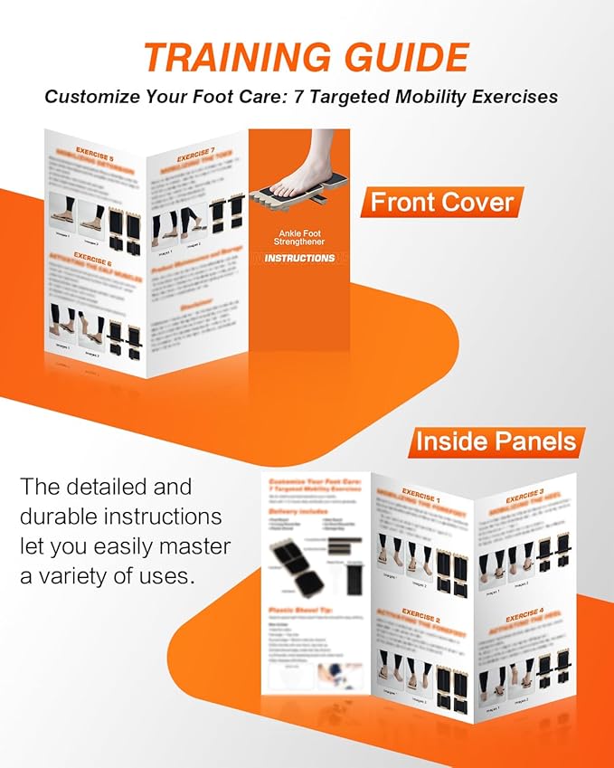 Ankle Balance Board, Solid Wood with Non-Slip Surface & "TOES" Design - Single Leg Stability Trainer for Ankle Support, Foot Strengthening, Balance Exercises