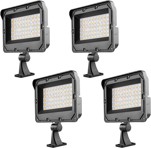 Lightdot 240W Parking Lot Lighting 36000Lm 5000K LED Parking Lot Lights with Dusk to Dawn Photocell, IP65 Arm Mount Outdoor LED Street Lighting-4Pack (Coverage: 66～88Ft at Height:30～40Ft)