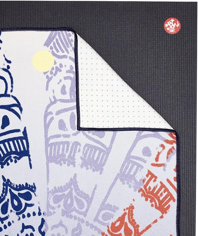 Manduka Yogitoes Hot Yoga Mat Towel - 71" | Moisture Activated Grip | Patented Silicone Nubs | Highly Absorbent, Durable & Easy Care | Made from Recycled Materials | 71 x 24 Inches