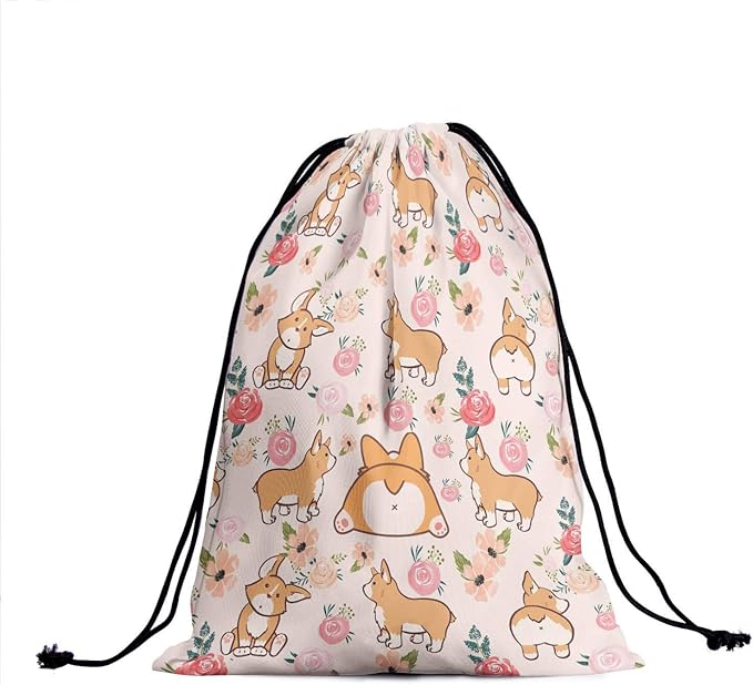 Nerxy Pet Gymnastics Grip Bag Dog Cat Drawstring Grip Bags Puppy Shoe Bag Gym Storage Pouch