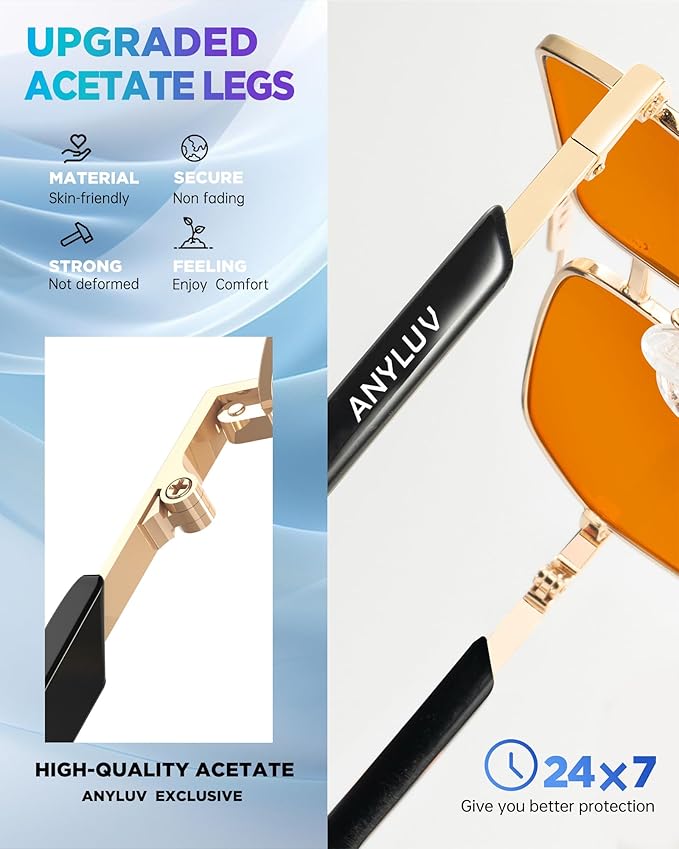 ANYLUV Blue Light Glasses Men/Women, Blue Light Blocking Glasses, Computer Screen Blocker Eyes Protection Glasses