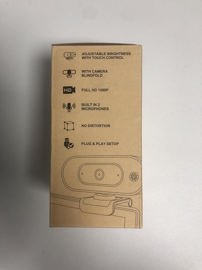 Webcam with Ring Light Microphone - Streaming Web Camera, 1080P Full HD Pro Camera for PC Mac Laptop Desktop, USB Computer Webcam with Privacy Cover and Tripod for Zoom Meeting Skype Teams Twitch