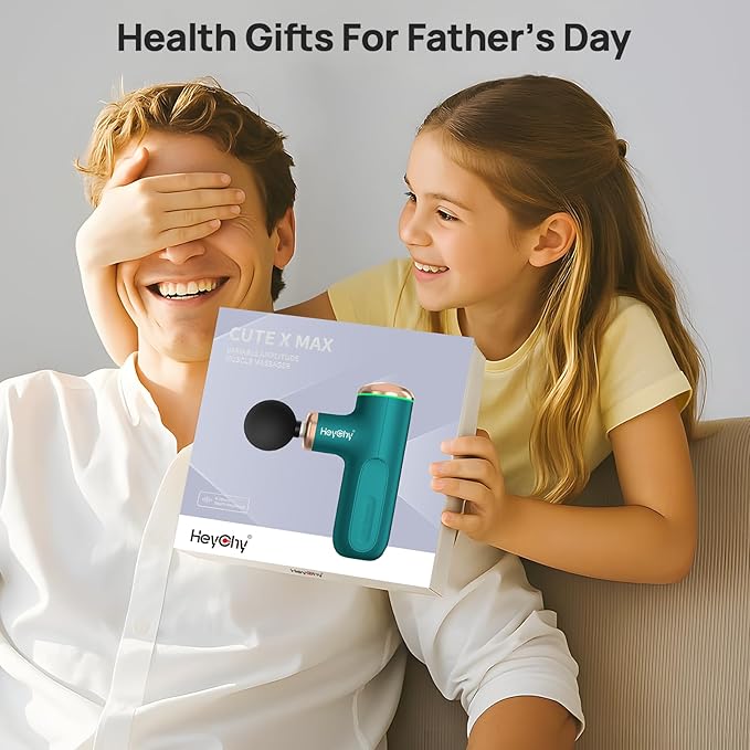 A1 Super Mini Massage Gun, Percussion Deep Tissues Muscle Massager (Heat-Green)