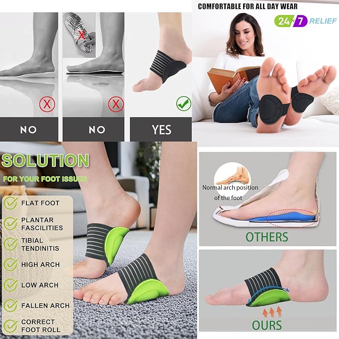 Gradient Fitness Therapy Stretching Belt, 12 Circle Multi Ring Stretching Belt (1.5 inches wide x 86.6 inches long), Therapy Equipment, Yoga Stretcher Strap,Leg Stretcher. Equipped with arch foot pads and pointed massage balls