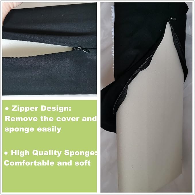 Acupressure Massage Pillow Acupuncture Massager for Neck Back Head Pain Relief,Black