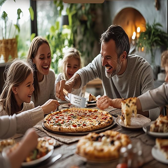 Stainless Steel Spatula Set, Metal Spatula for Cast Iron Skillet, Metal Spatulas for Kitchen Use with Wooden Handle, Ideal for Frying Steak, Pancake, Cookie, Burger, Brownie or Desserts