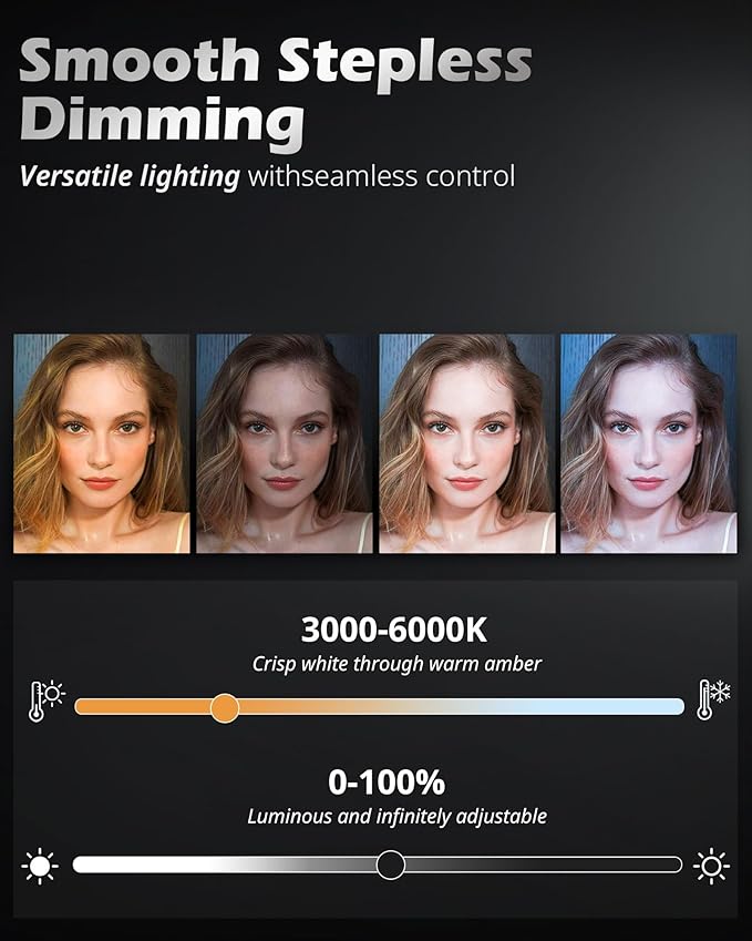 UBeesize 22'' Ring Light with 72'' Stand, 65W Large Ring Light with Phone Holder, Dimmable LED Light for Makeup Barber Stylist Tattoo YouTube TikTok Photography