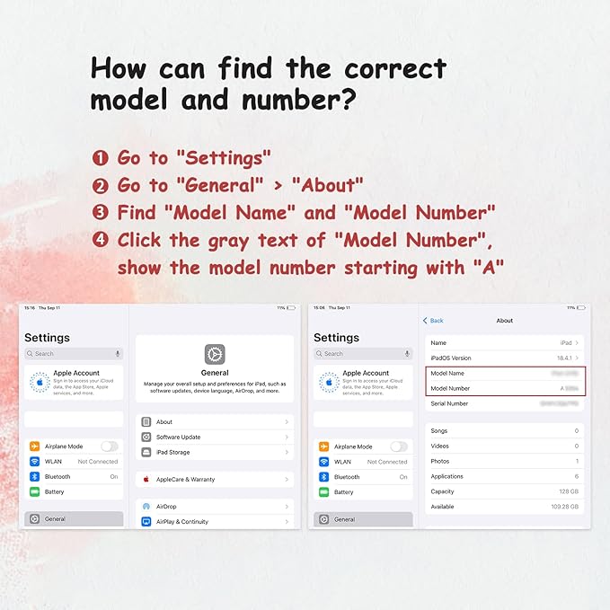 bersem 2 PACK Paperfeel Screen Protector for iPad Pro 11 inch (2022/2021/2020/2018 Models) / iPad Air 5th / 4th Generation (10.9 inch), Matte PET Film for Drawing, Anti-Glare, Easy Installation