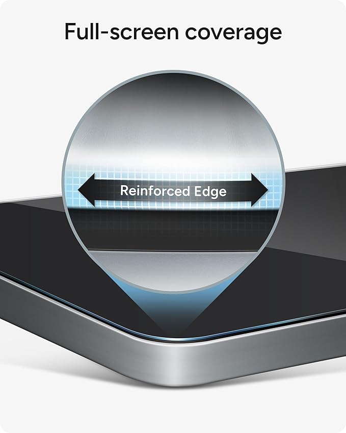 ZAGG XTR4 Screen Protector for iPhone 16 Pro Max - 11x Stronger Tempered Glass, Blue Light Filtration, Anti-Reflective Technology, Graphene Reinforced, InvisibleShield, Easy Dust-Free Installation