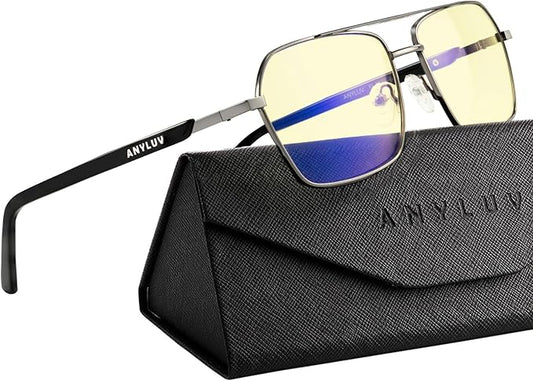 ANYLUV Blue Light Glasses Men/Women, Blue Light Blocking Glasses, Computer Screen Blocker Eyes Protection Glasses