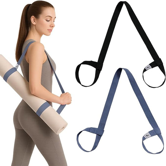Slim Panda Yoga Mat Straps for Carrying, Adjustable Yoga Mat Carrier, Yoga Mat Sling(Yoga Mat Not Included)