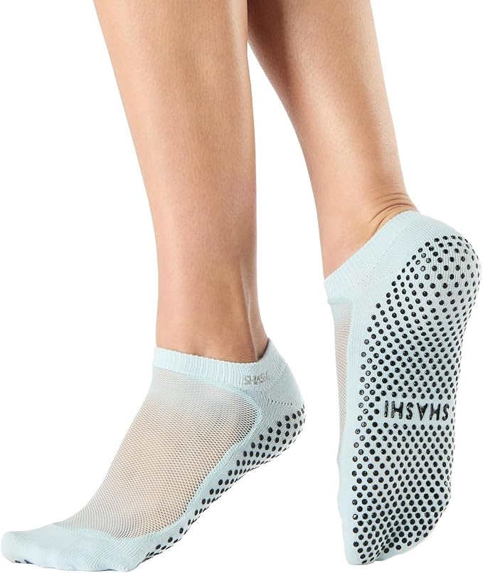 SHASHI Mesh Socks for Women – Stylish, Full-Coverage Non Slip Socks for Barre, Yoga and More