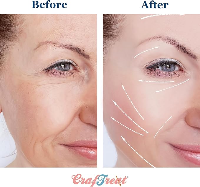 CrafTreat Ice Roller for Face, Eyes & Neck – Reusable Silicone Ice Mold for De-Puffing, Skin Care & Facial Massage (Green)