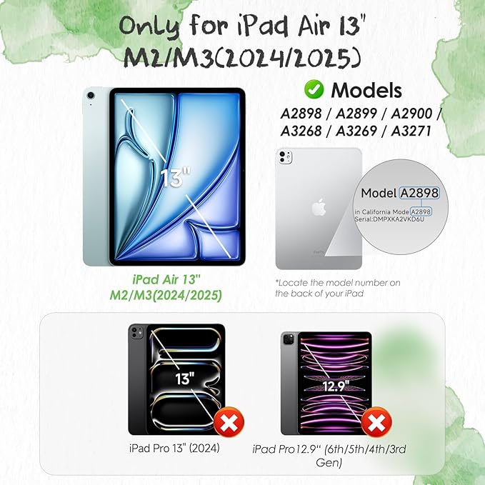 PandaShield 2-Pack Paper-feel Screen Protector Easy-Installation Box for iPad Air [13-in.] M3/M2 (2025/2024),Matte,Write like on Paper,Bubble Free,Anti-Glare,Scratch Resistant,Apple Pencil Compatible