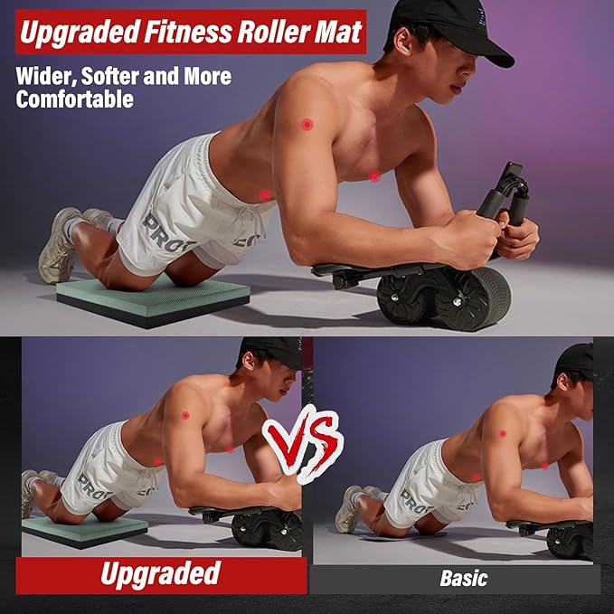 Balance Pad- Exercise Foam Balance Pad for Workout,Non-Slip & Water-Resistant Stability Trainer Mat,Ultra-Soft TPE Foam Knee Cushion for Balance Training, Fitness, Physical Therapy,Yoga