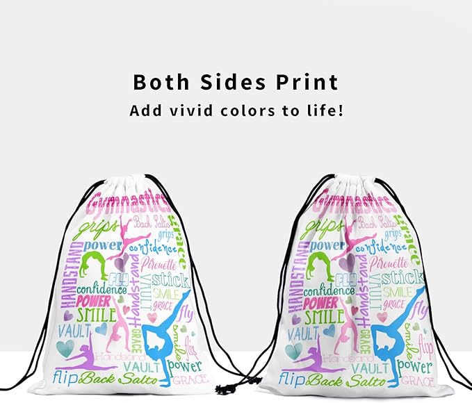 Gymnastics Grip Bag for Gymnasts Gymnastic Drawstring Bag Gym Athlete Bag