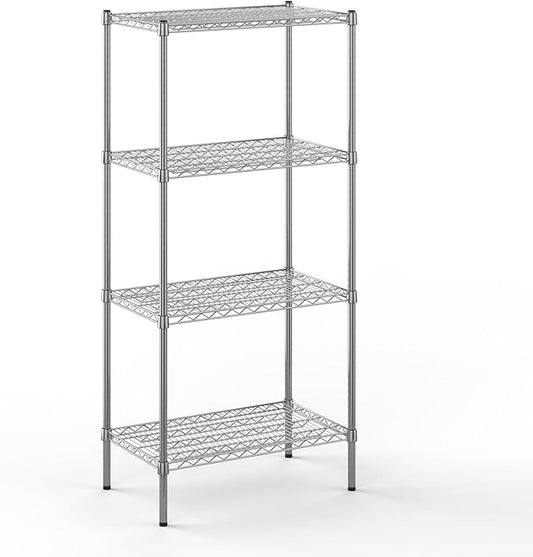 18" Deep x 30" Wide x 64" Height Wire Shelving Kit | 4-Tier | NSF Commercial Storage Rack Unit