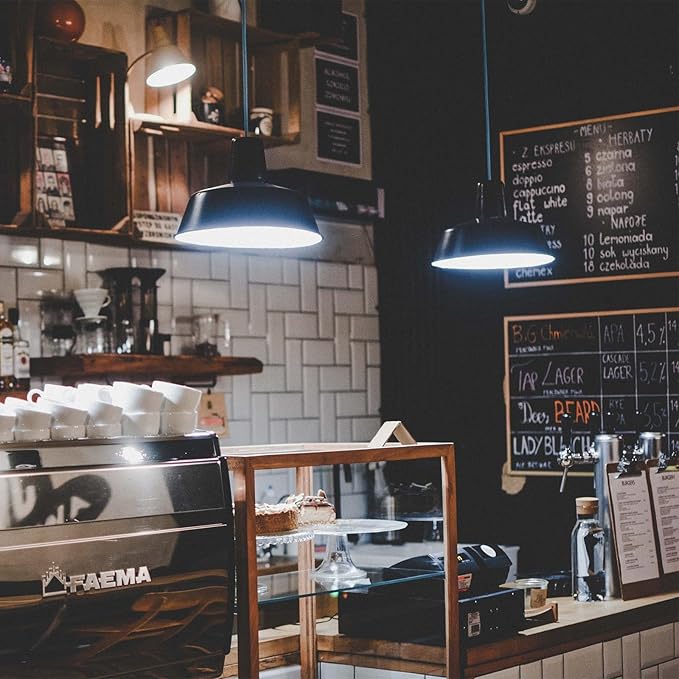 Jensense Edison LED Light Bulbs 8Watt Dimmable Light Bulbs 5000K Daylight White, E26 LED Bulb 60watt Equivalent,Vintage Bulbs 800lm CRI 90 Clear Glass 1 Packs