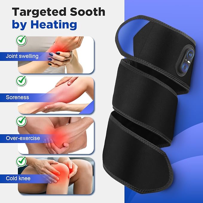 Cordless Heating Pad for Arm Elbow Leg, Heating Pad Arm Wrap for Pain Relief, 5000mAh Rechargeable