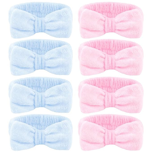 Ondder Skincare Headband for Washing Face Spa Makeup Face Wash Headband Skin Care Headbands Terry Cloth Head Band Bachelorette Party Favors Spa Party Hair Accessories Bachelorette Gifts for Bride