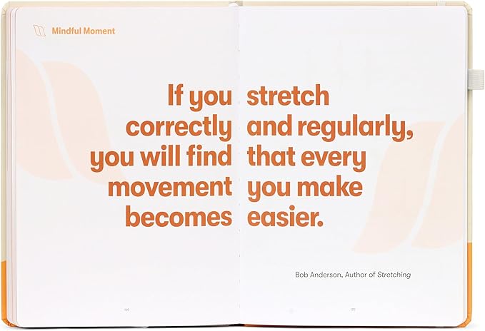 The Stretching Sidekick Journal by Habit Nest. Guided Stretching Routines to Keep You Flexible, Energized, and Live Comfortably. 66 Stretching Routines that only take 15-20 mins a day. Turn Motivation
