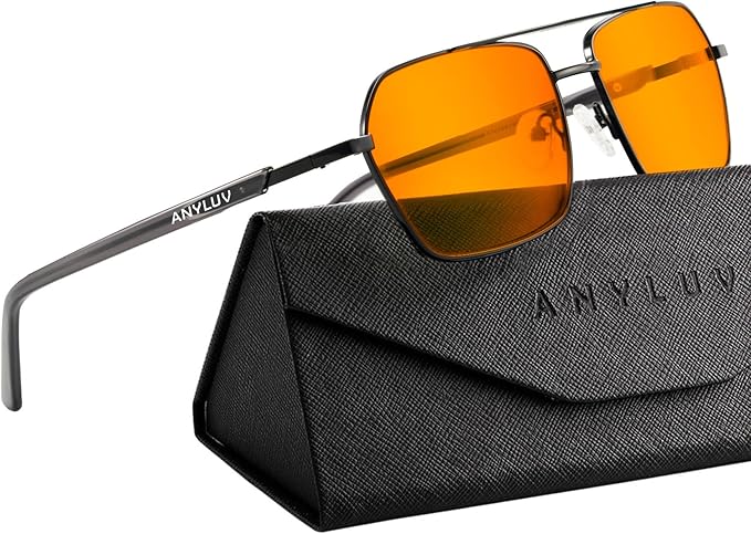 ANYLUV Blue Light Glasses Men/Women, Blue Light Blocking Glasses, Computer Screen Blocker Eyes Protection Glasses