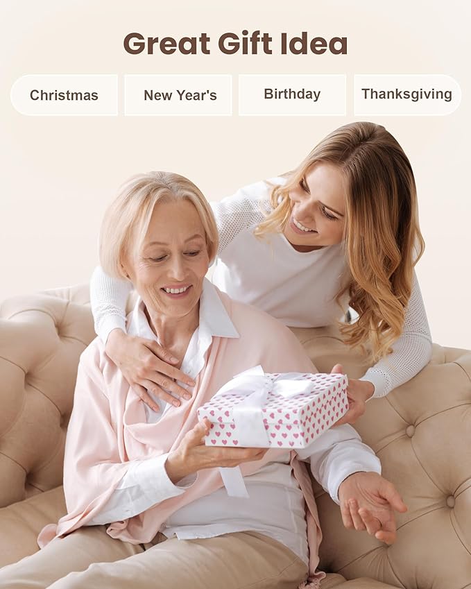 Massage Mat Full Body, Back Massager with Heat and Vibration, Massage Chair Pad, 10 Vibration Motors, 2 Heating Levels, Foldable, Gifts